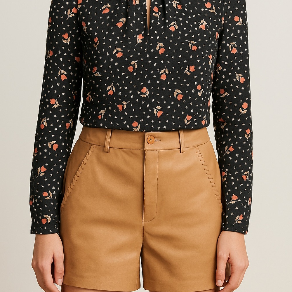 FiveSeventyFive Floral Blouse Set - Barneys New York Private Label Brand